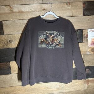 Croft & Barrow Men's Dark Brown Sweatshirt